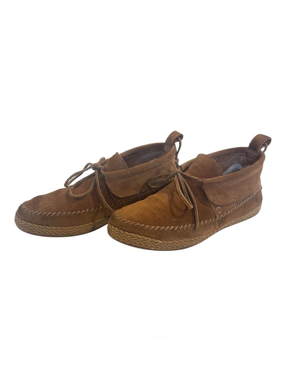 UGG Woodlyn Moc Moccasins Chestnutte Brown Suede Women’s 8.5
